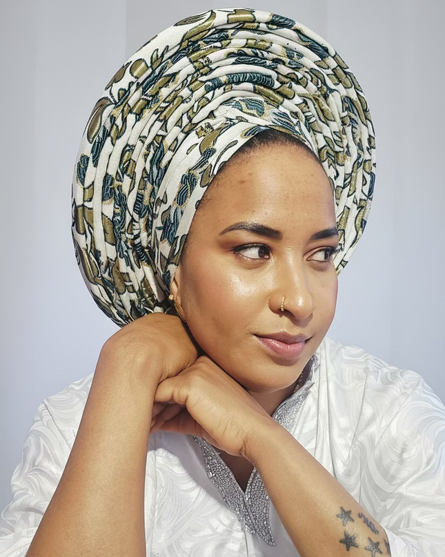 Chapeau nigérian grand - Vert