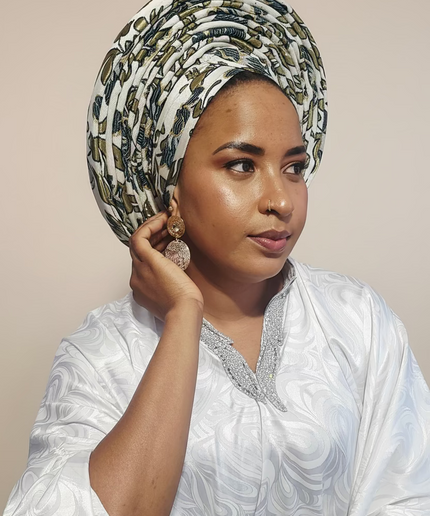 Chapeau nigérian grand - Vert
