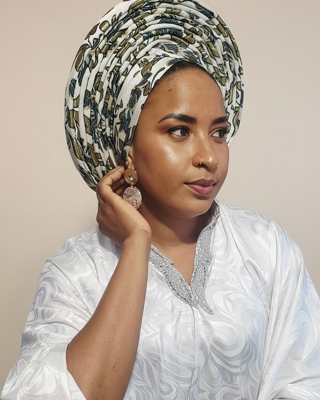 Chapeau nigérian grand - Vert