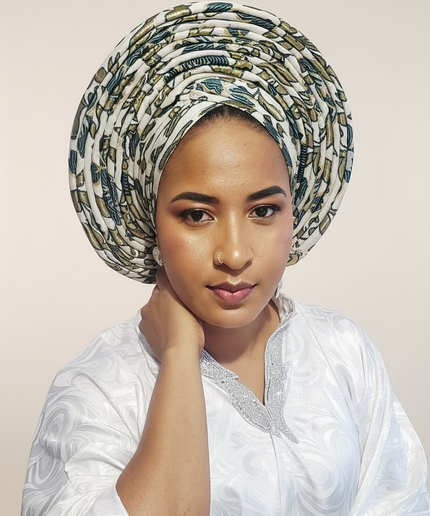 Chapeau nigérian grand - Vert