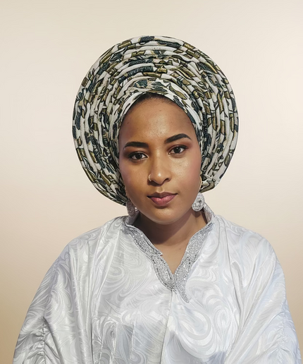 Chapeau nigérian grand - Vert