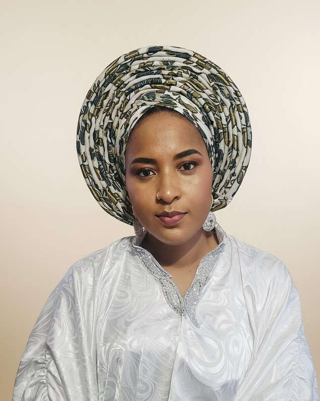 Chapeau nigérian grand - Vert