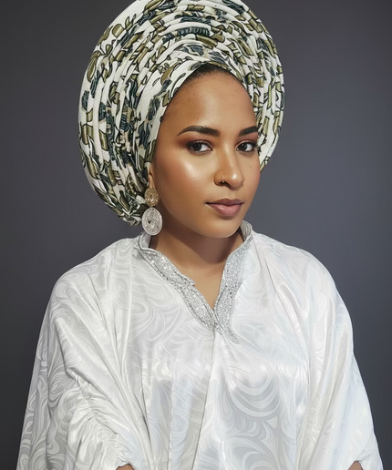 Chapeau nigérian grand - Vert