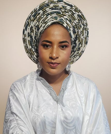 Chapeau nigérian grand - Vert