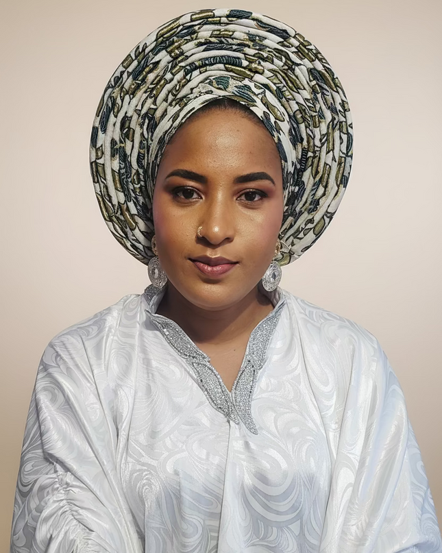 Chapeau nigérian grand - Vert