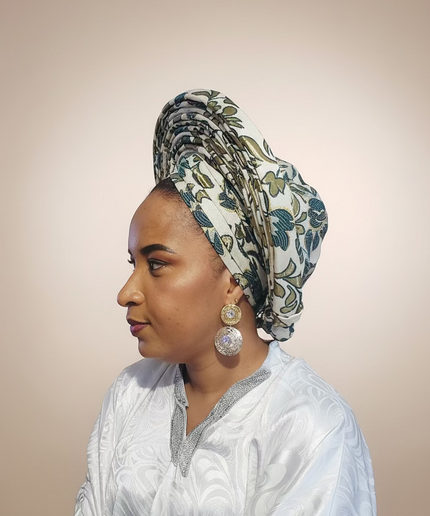 Chapeau nigérian grand - Vert