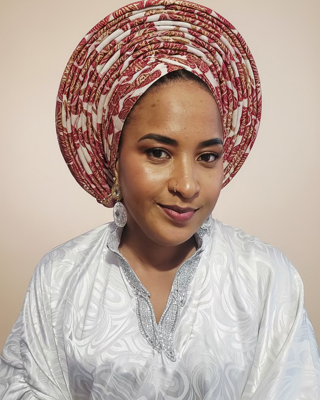 Chapeau nigérian grand - Rouge