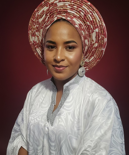 Chapeau nigérian grand - Rouge