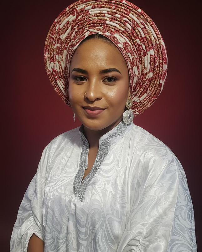 Chapeau nigérian grand - Rouge