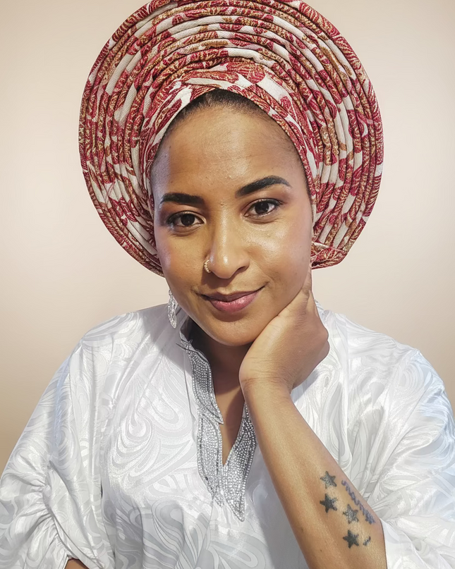 Chapeau nigérian grand - Rouge