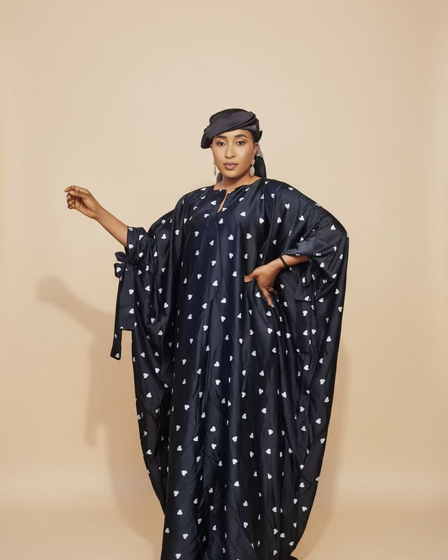 Classy boubou cœur - Manches à nœuds