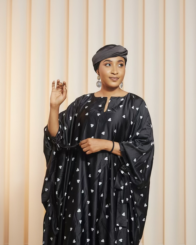 Classy boubou cœur - Manches à nœuds