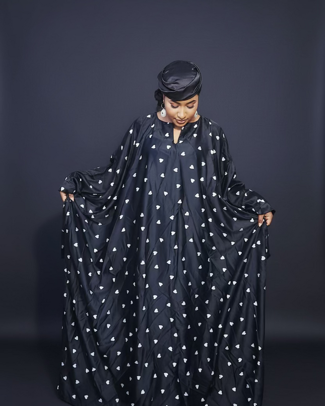 Classy boubou cœur - Manches à nœuds