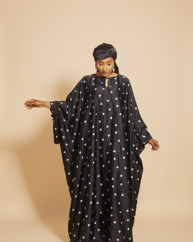 Classy boubou cœur - Manches à nœuds