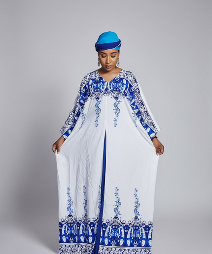 Classy boubou  - Bleu
