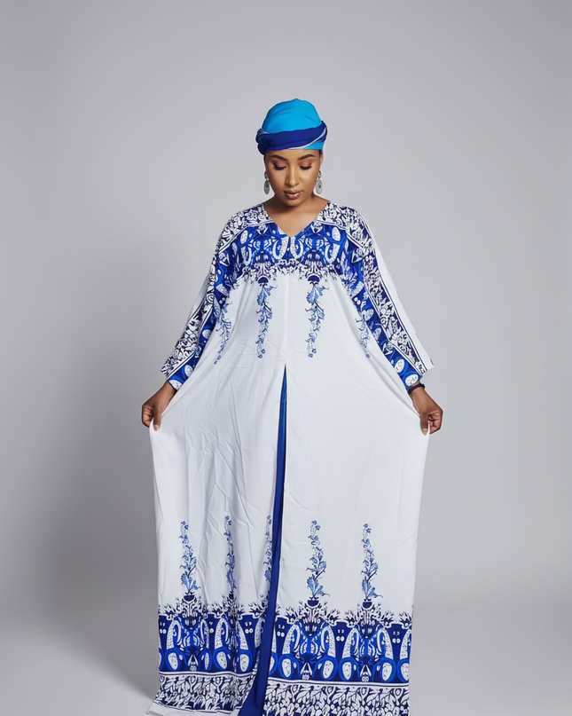Classy boubou  - Bleu