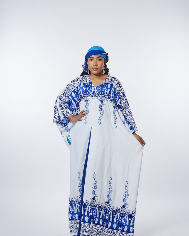 Classy boubou  - Bleu