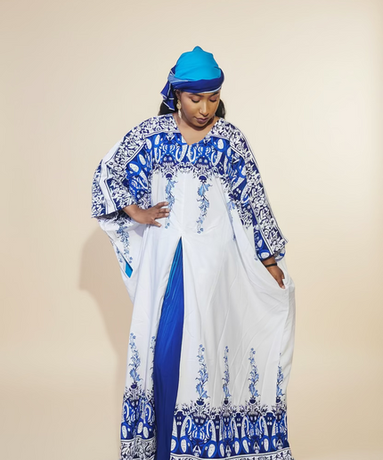 Classy boubou  - Bleu