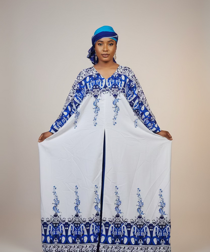 Classy boubou  - Bleu
