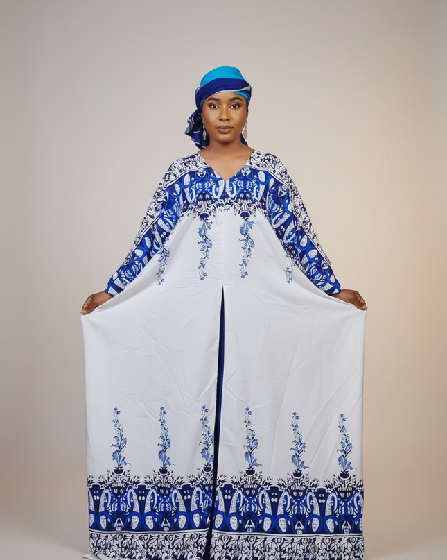 Classy boubou  - Bleu