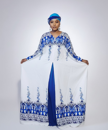 Classy boubou  - Bleu