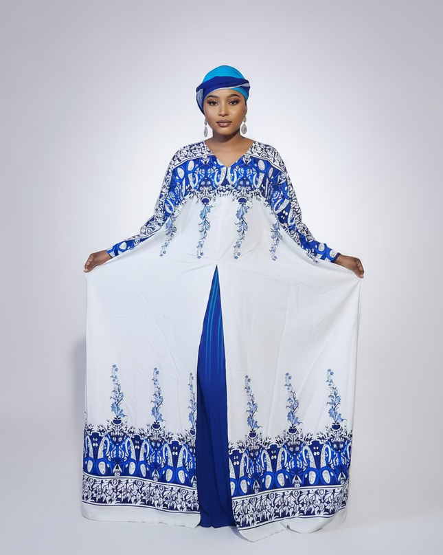 Classy boubou  - Bleu