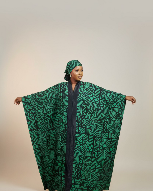 Classy boubou  - vert noir