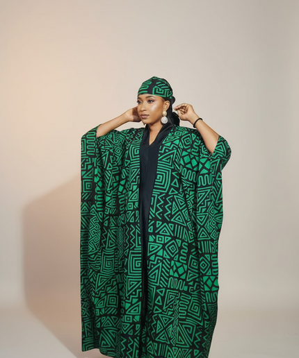 Classy boubou  - vert noir