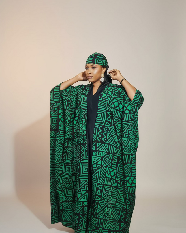 Classy boubou  - vert noir