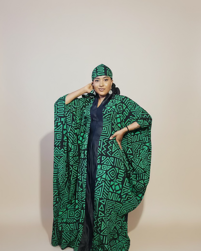 Classy boubou  - vert noir