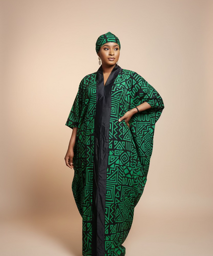 Classy boubou  - vert noir