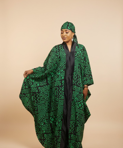 Classy boubou  - vert noir