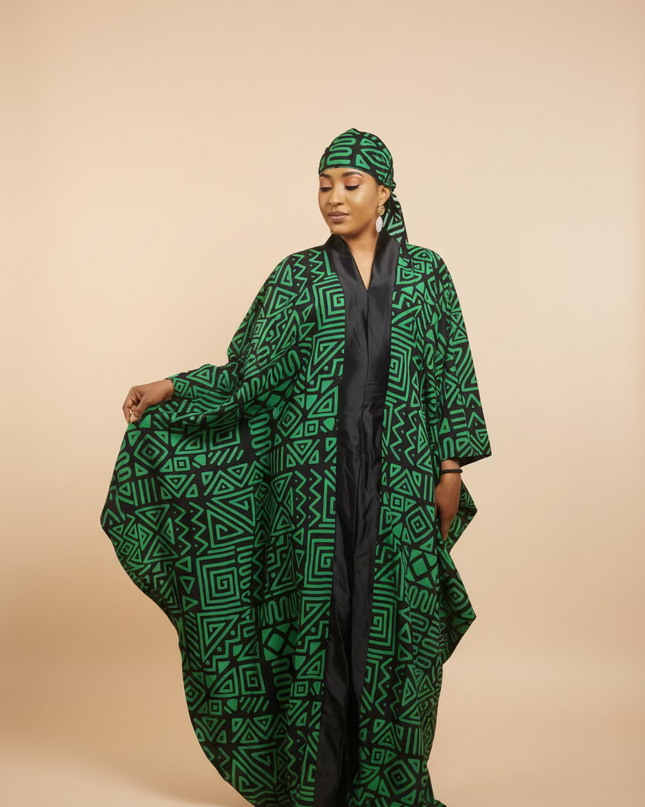 Classy boubou  - vert noir