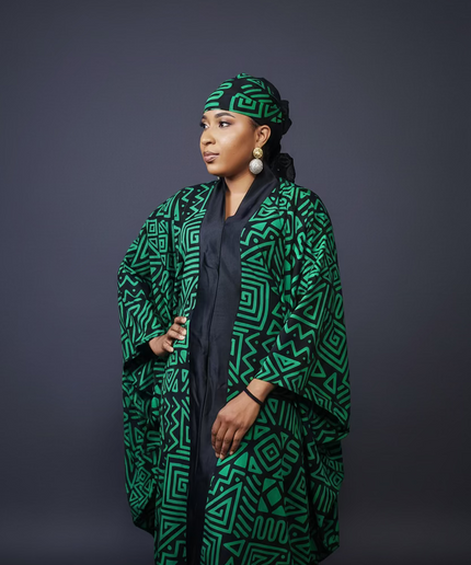 Classy boubou  - vert noir
