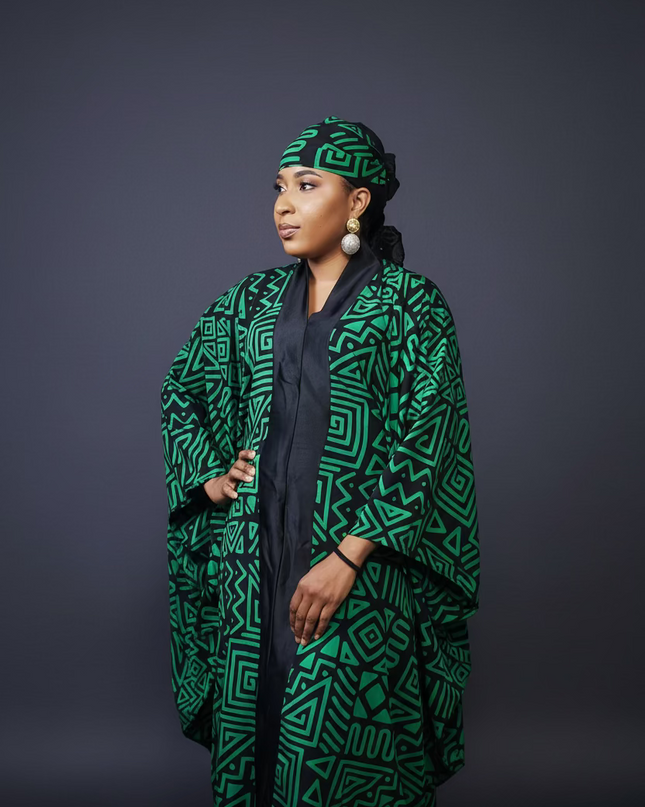 Classy boubou  - vert noir