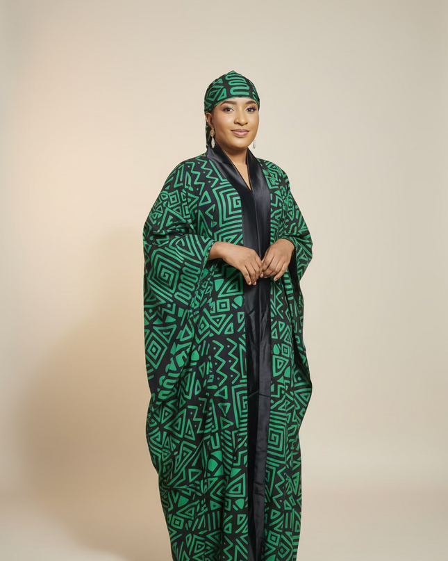 Classy boubou  - vert noir