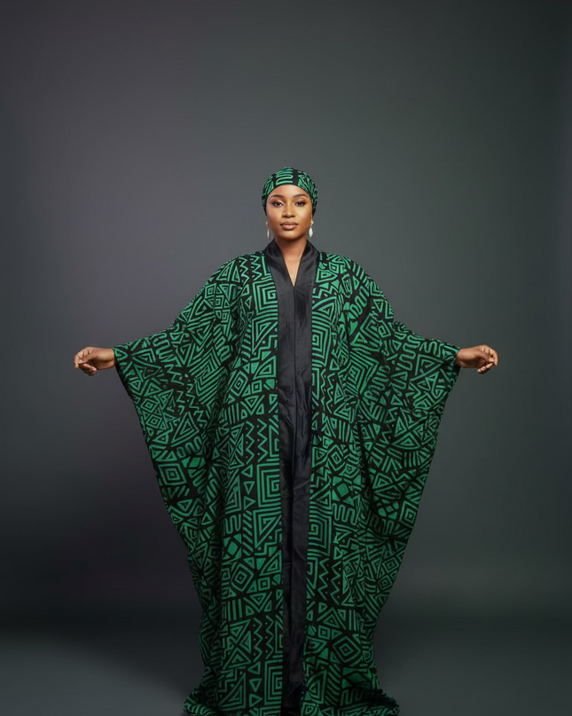 Classy boubou  - vert noir
