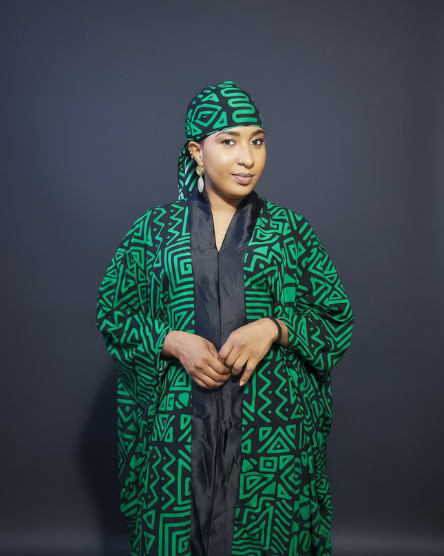 Classy boubou  - vert noir