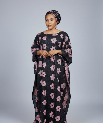 Dentelle nigeriane sekina - Noir