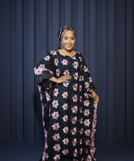 Dentelle nigeriane sekina - Noir
