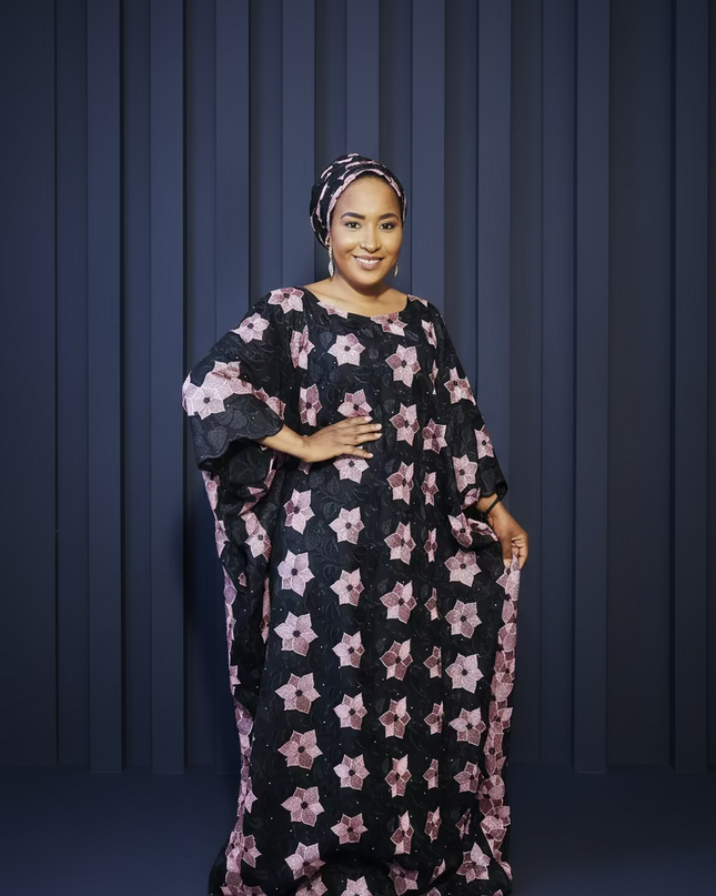 Dentelle nigeriane sekina - Noir