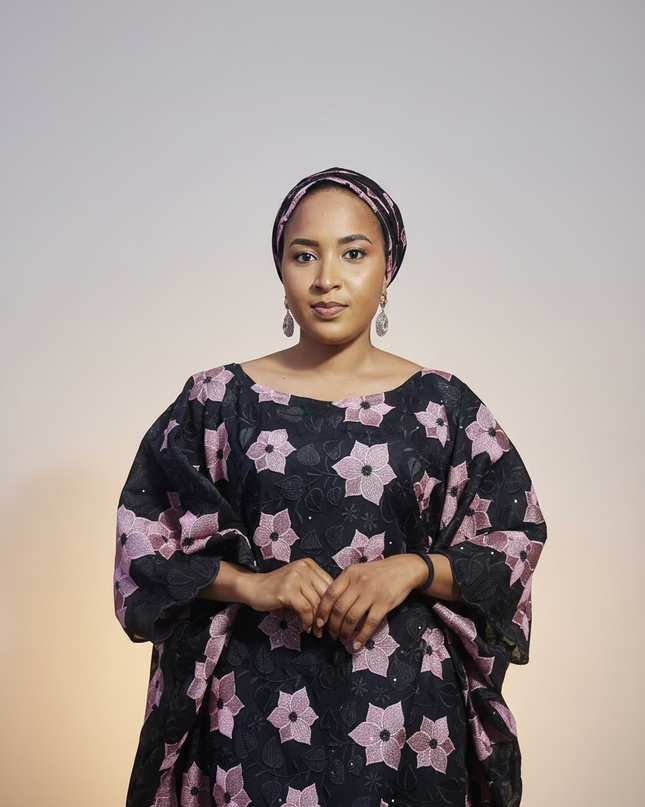 Dentelle nigeriane sekina - Noir