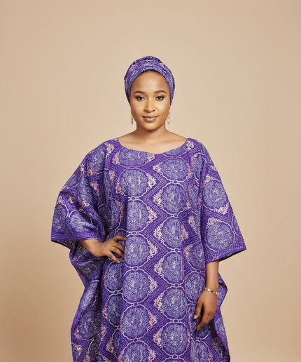 Dentelle nigeriane suwe - Violet