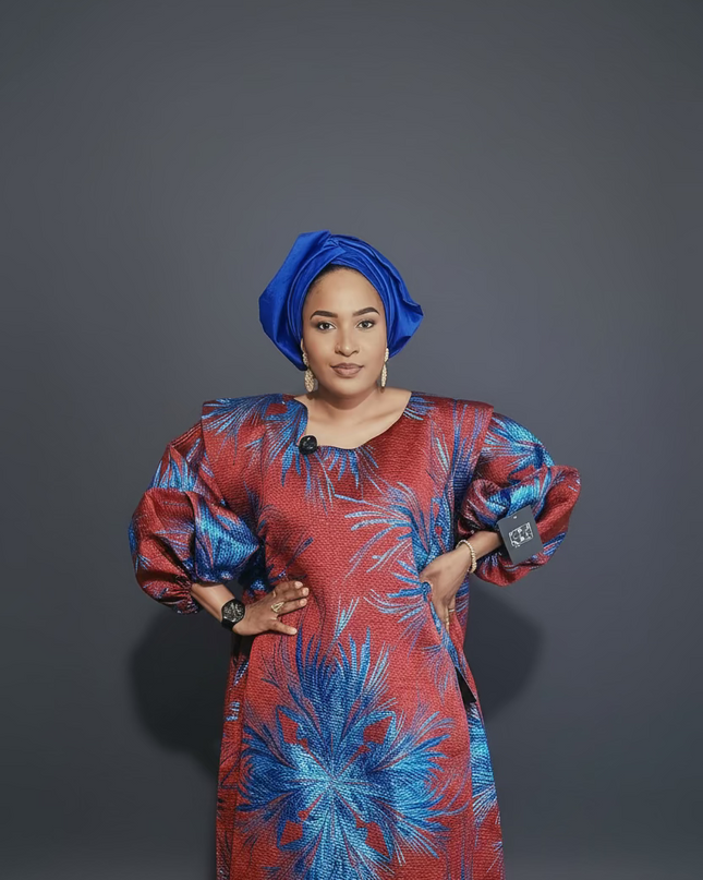 Brocart bewaji - Bleu
