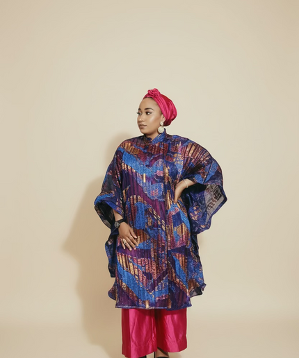 Ensemble combinaison tunique - Fuchsia