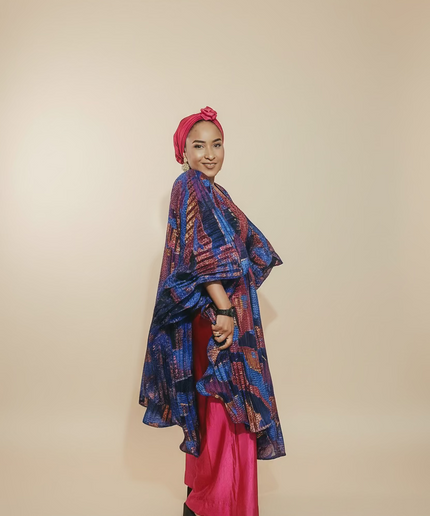 Ensemble combinaison tunique - Fuchsia
