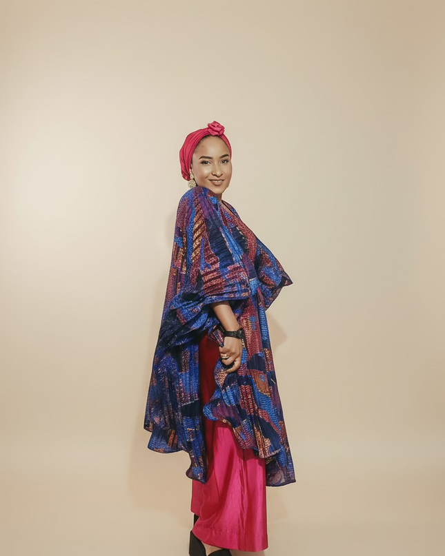Ensemble combinaison tunique - Fuchsia