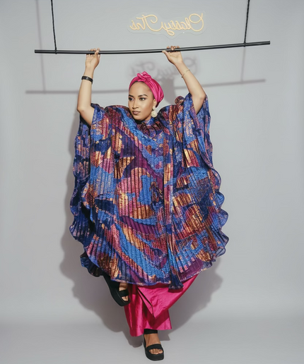Ensemble combinaison tunique - Fuchsia