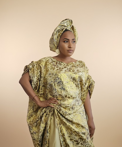 Ensemble brocart karima - Gold