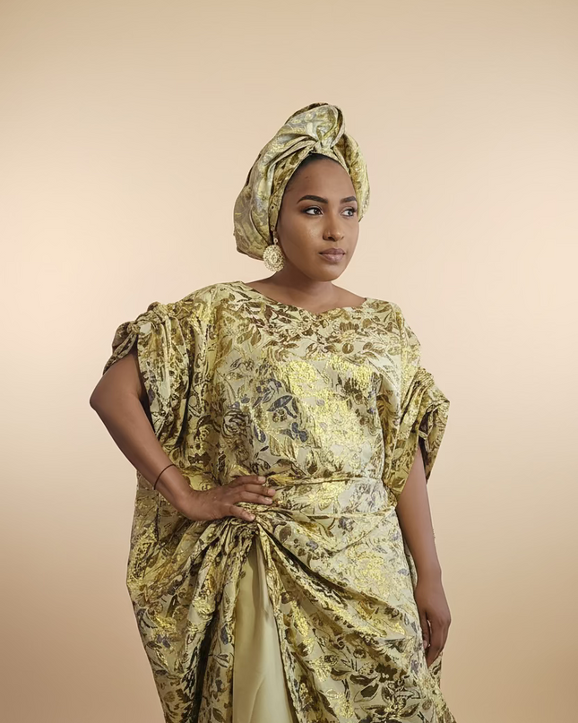 Ensemble brocart karima - Gold